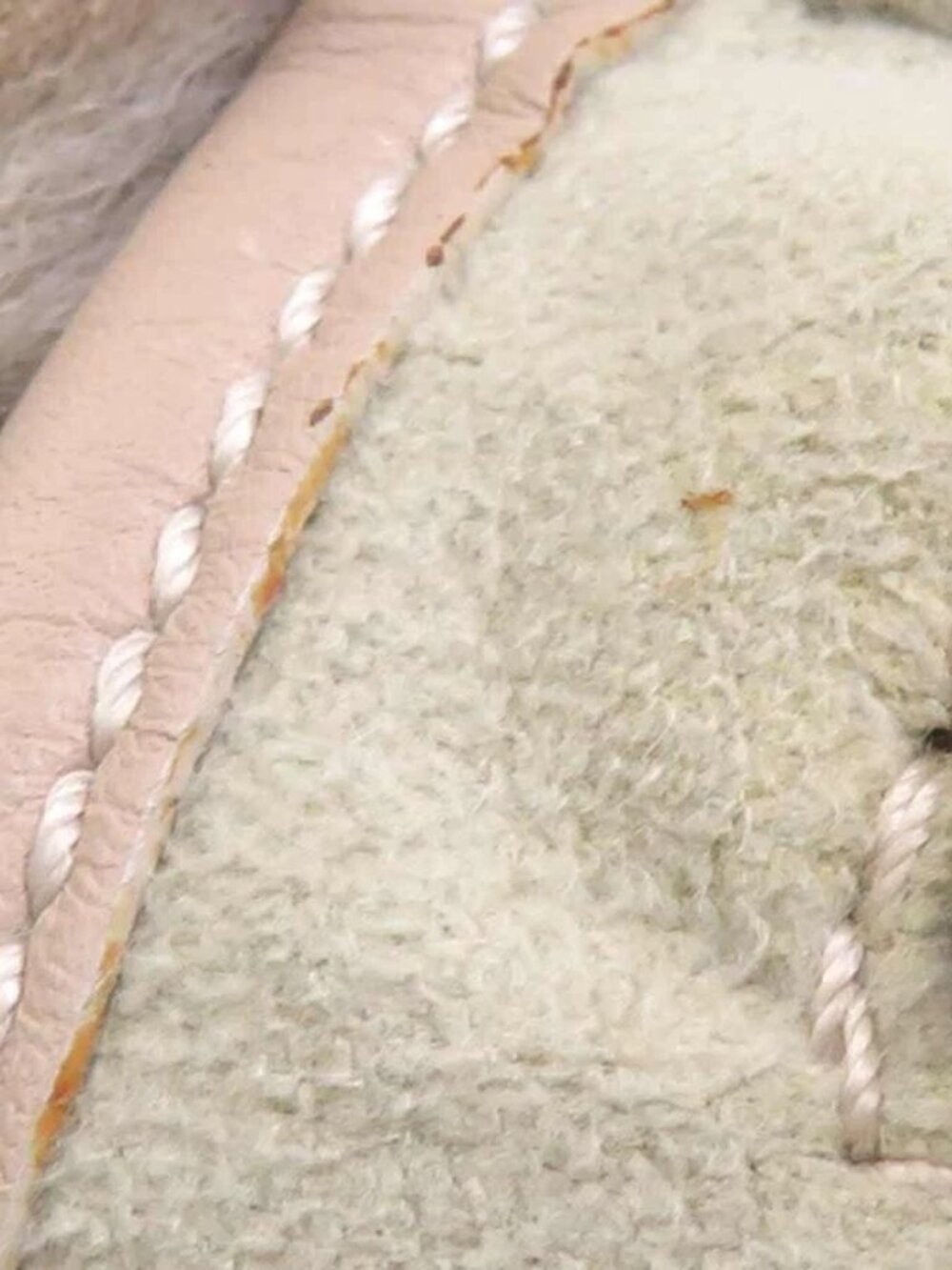 Auth Salvatore Ferragamo Shoulder Bag Beige/Pink Beige Mutton fur - Picture 13 of 16
